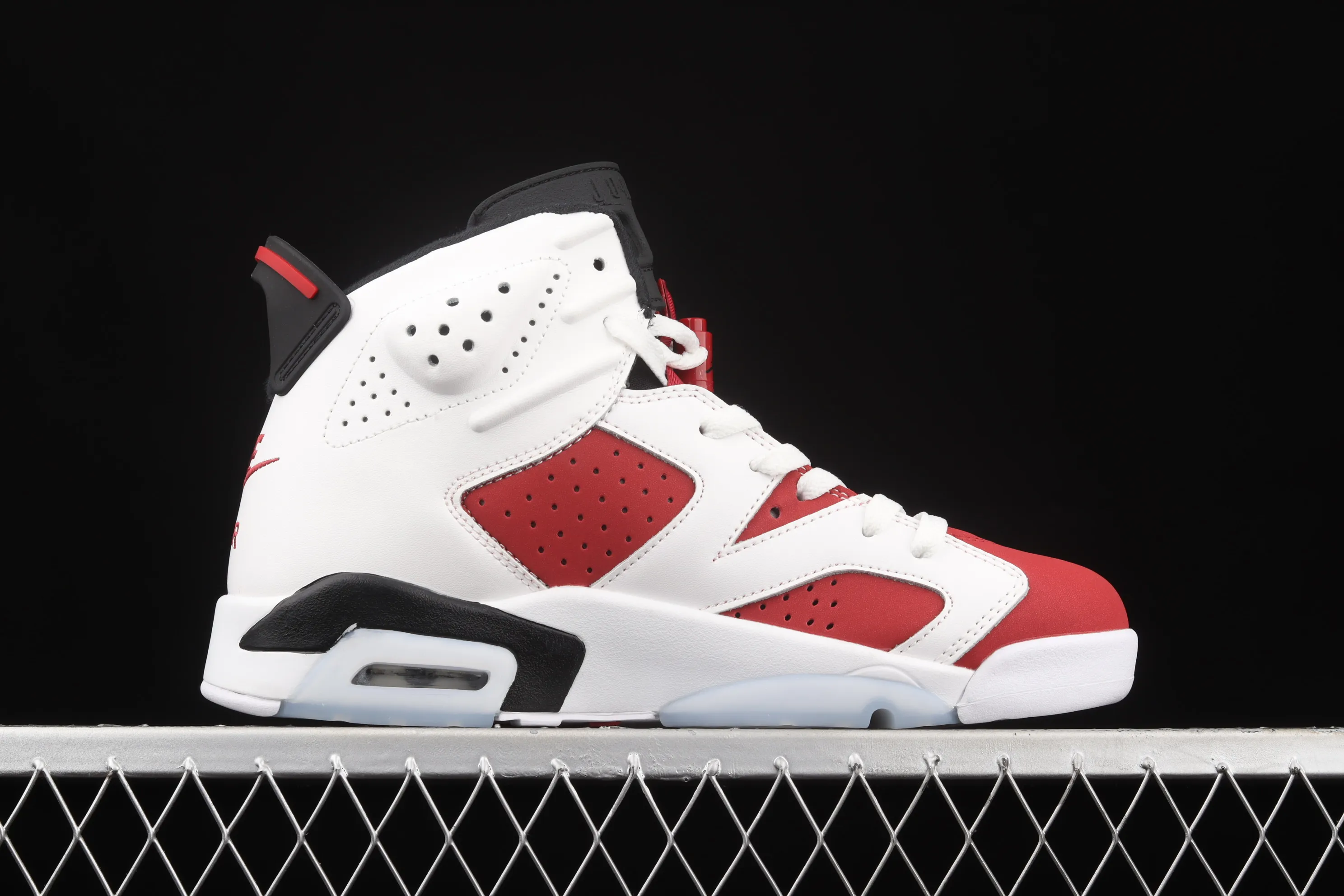 All categories Air Jordan Jordan series basketball shoes Air Jordan 6 G version Air Jordan "Carmine" AJ6 Joe 6 Rouge White and Red 2021 replica high-top basketball shoes CT8529-106